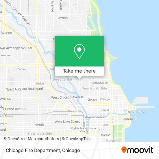 Chicago Fire Department map