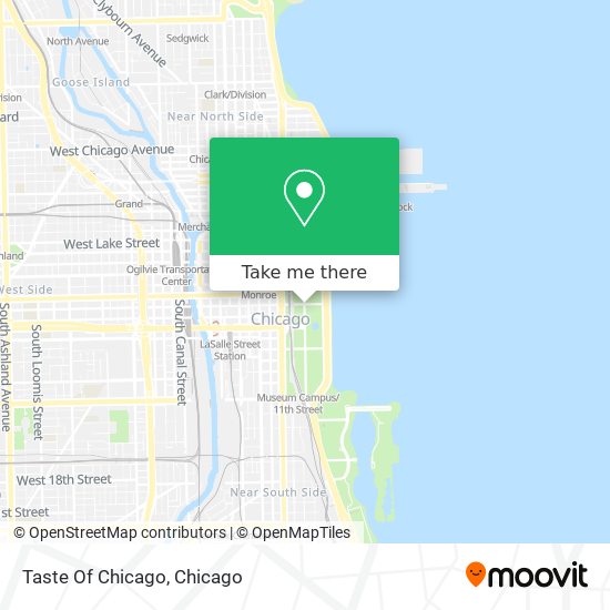 Mapa de Taste Of Chicago