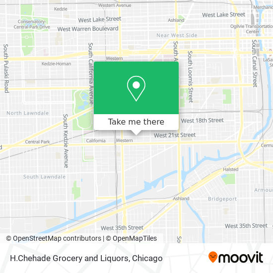 H.Chehade Grocery and Liquors map