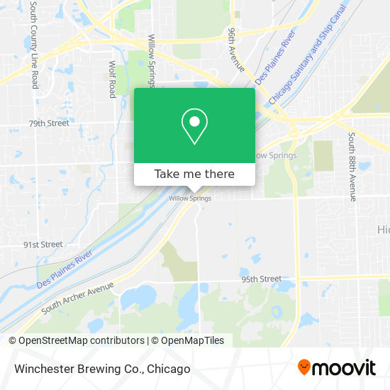 Winchester Brewing Co. map