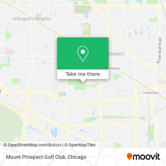 Mapa de Mount Prospect Golf Club