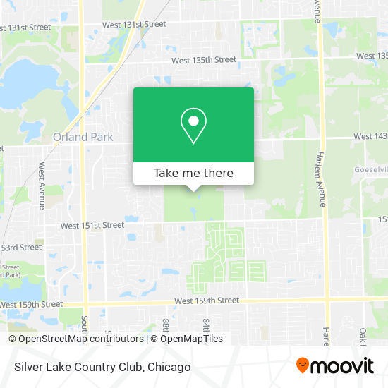 Silver Lake Country Club map