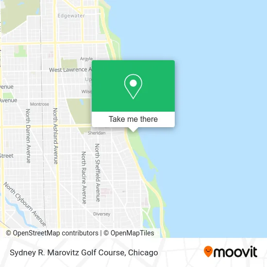 Sydney R. Marovitz Golf Course map