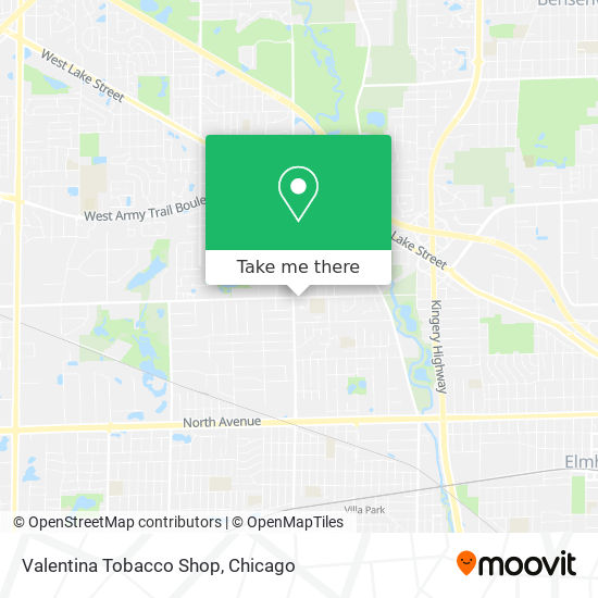 Valentina Tobacco Shop map