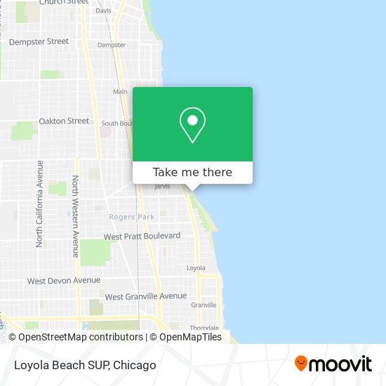 Loyola Beach SUP map