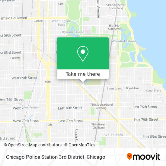 Chicago Police Station 3rd District map