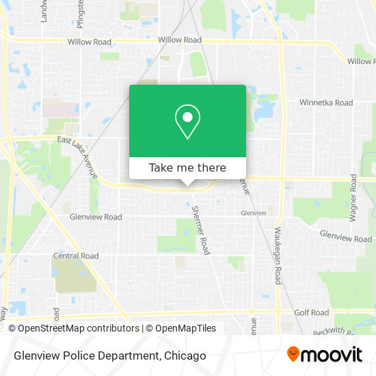 Glenview Police Department map