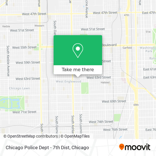 Mapa de Chicago Police Dept - 7th Dist