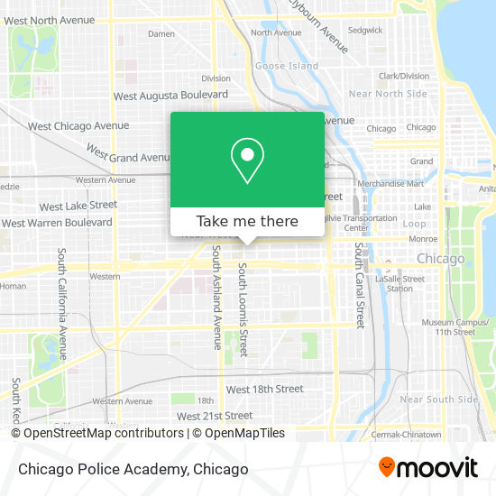 Chicago Police Academy map