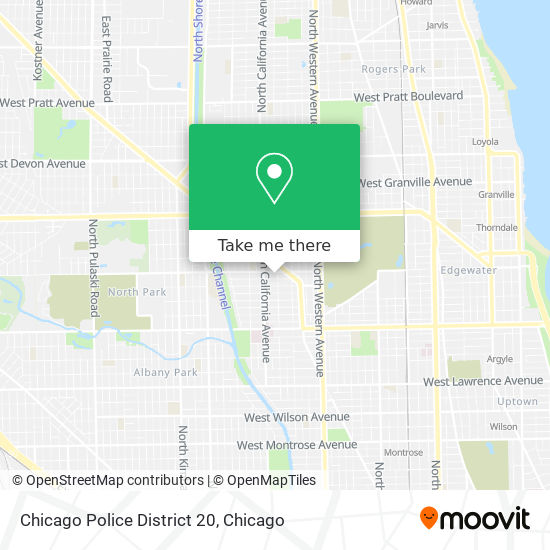 Chicago Police District 20 map