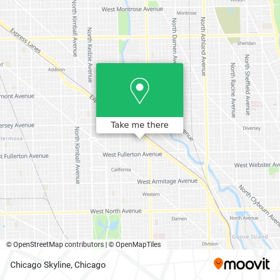 Mapa de Chicago Skyline
