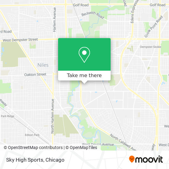 Sky High Sports map