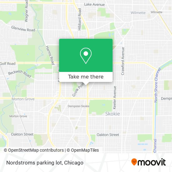 Nordstroms parking lot map