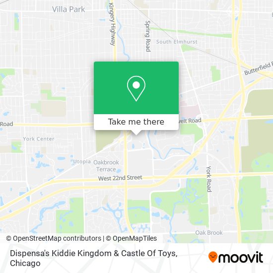 Dispensa's Kiddie Kingdom & Castle Of Toys map