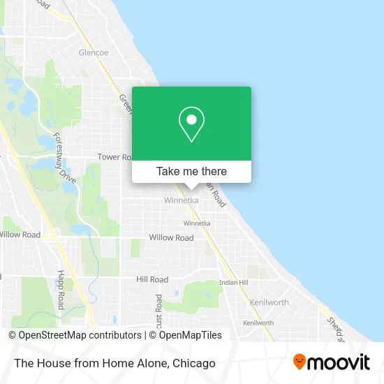 The House from Home Alone map