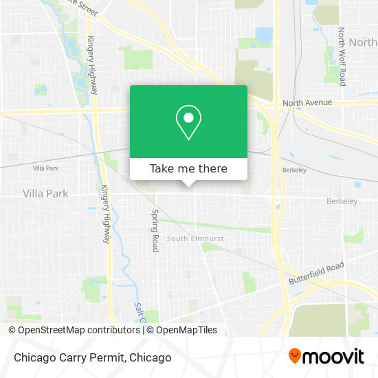 Chicago Carry Permit map