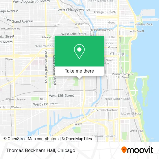 Thomas Beckham Hall map