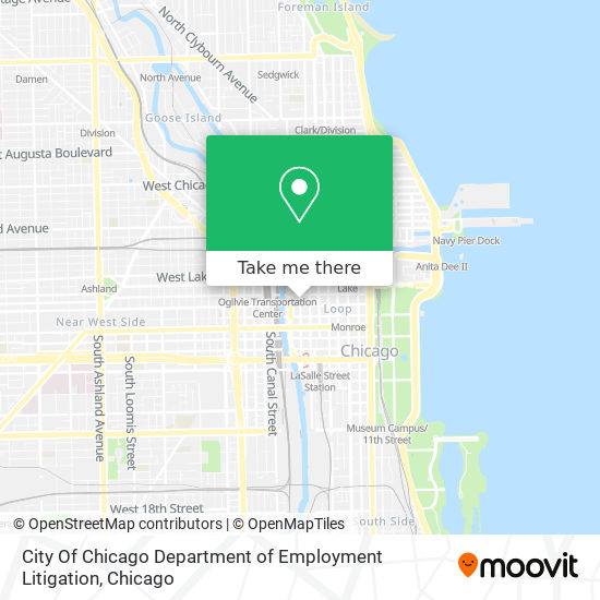 Mapa de City Of Chicago Department of Employment Litigation