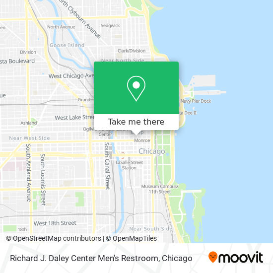 Mapa de Richard J. Daley Center Men's Restroom