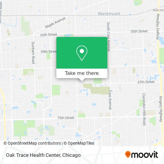 Oak Trace Health Center map