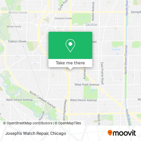Joseph's Watch Repair map