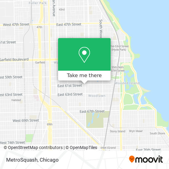 Mapa de MetroSquash
