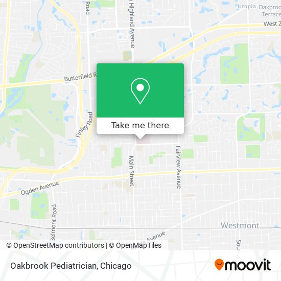 Oakbrook Pediatrician map