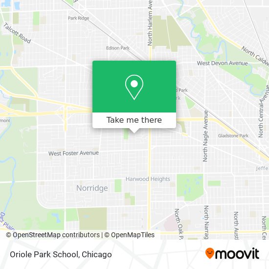 Mapa de Oriole Park School