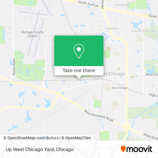 Mapa de Up West Chicago Yard
