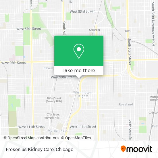 Fresenius Kidney Care map