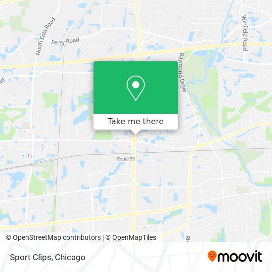 Sport Clips map