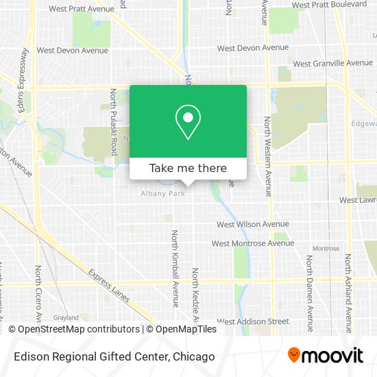 Mapa de Edison Regional Gifted Center