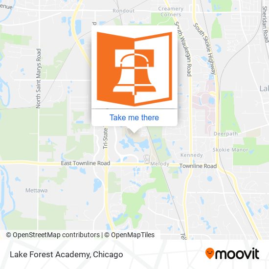 Mapa de Lake Forest Academy