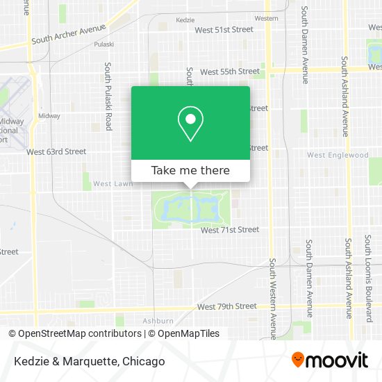 Kedzie & Marquette map