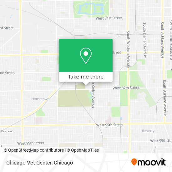 Mapa de Chicago Vet Center