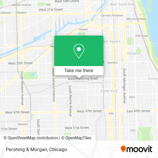 Pershing & Morgan map