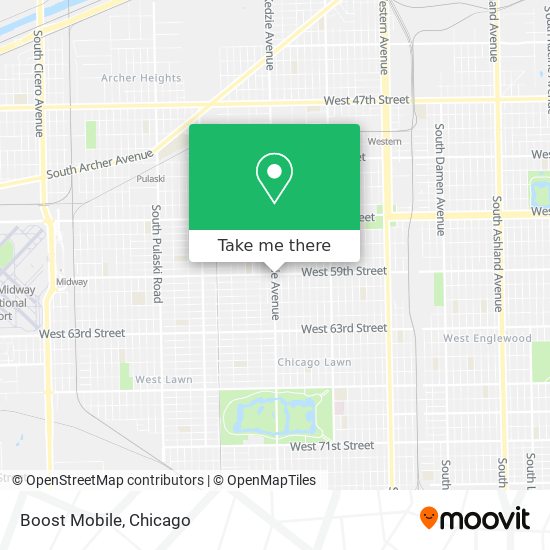 Boost Mobile map