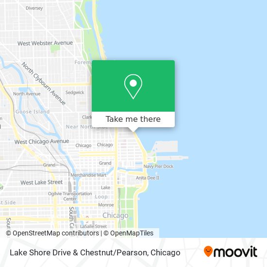 Mapa de Lake Shore Drive & Chestnut / Pearson