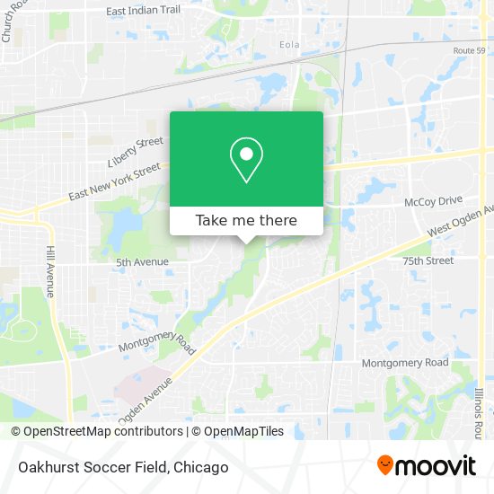 Oakhurst Soccer Field map
