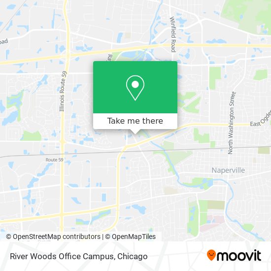 River Woods Office Campus map