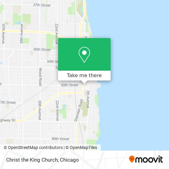 Christ the King Church map