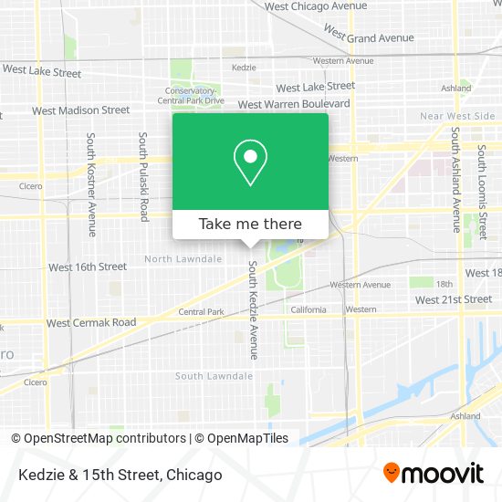 Mapa de Kedzie & 15th Street