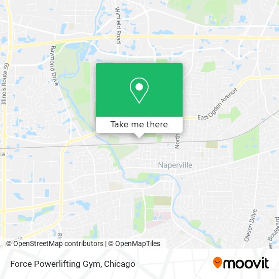 Mapa de Force Powerlifting Gym