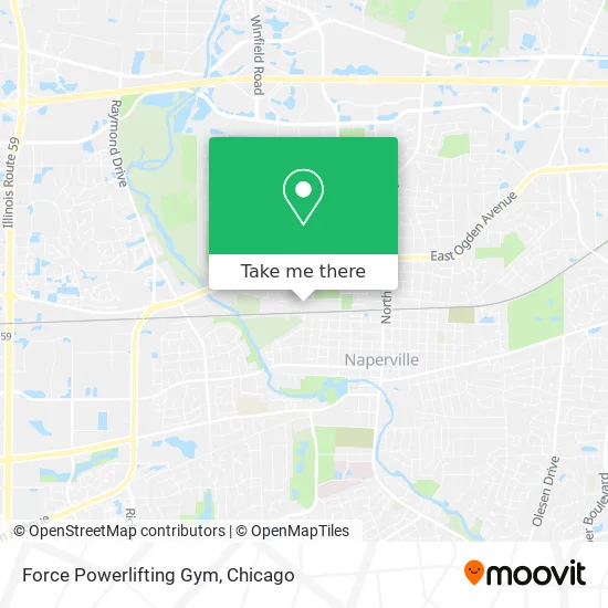 Force Powerlifting Gym map