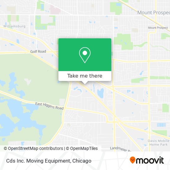 Cds Inc. Moving Equipment map