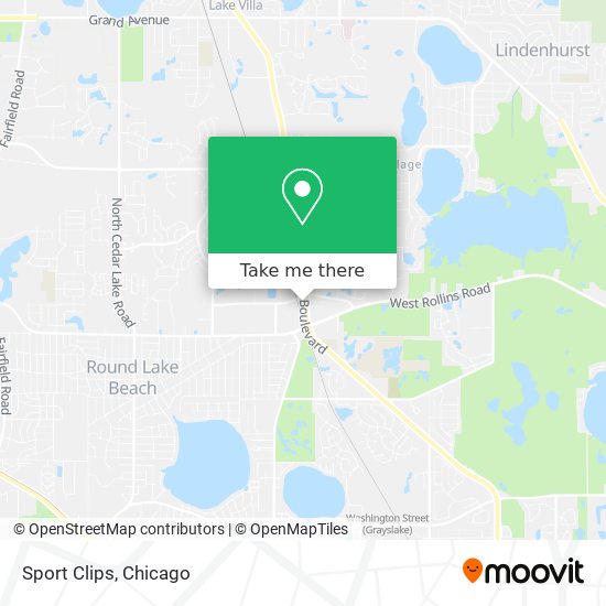 Sport Clips map