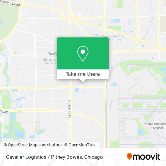 Cavalier Logistics / Pitney Bowes map