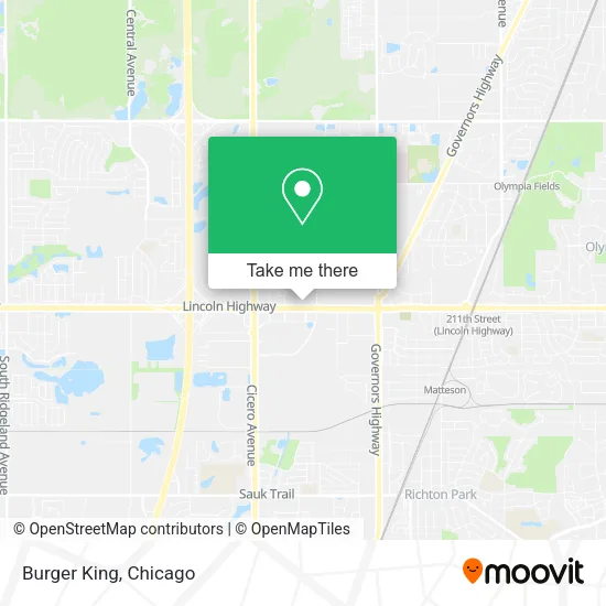 Burger King map
