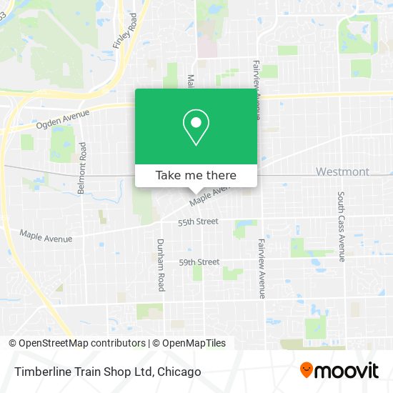 Timberline Train Shop Ltd map