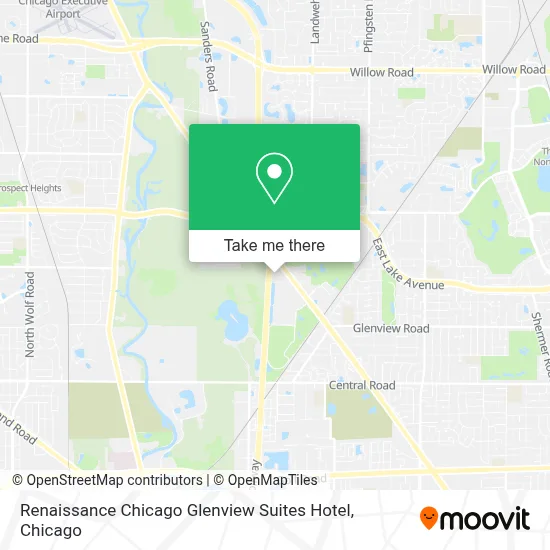 Renaissance Chicago Glenview Suites Hotel map